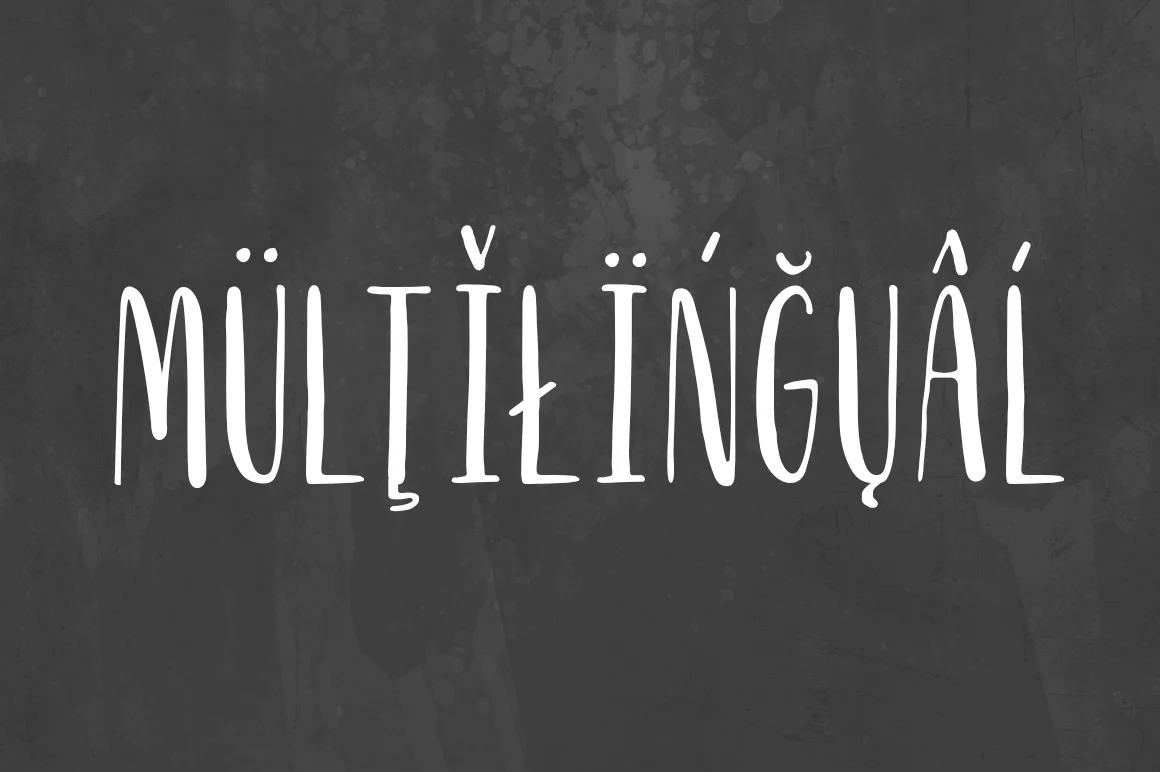 Amalfi. Multilingual + Cyrillic Font