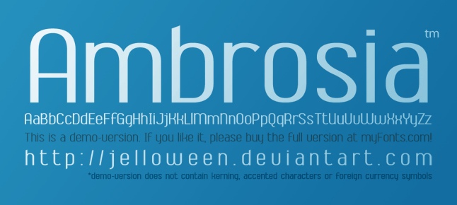 Ambrosia Font Free Download