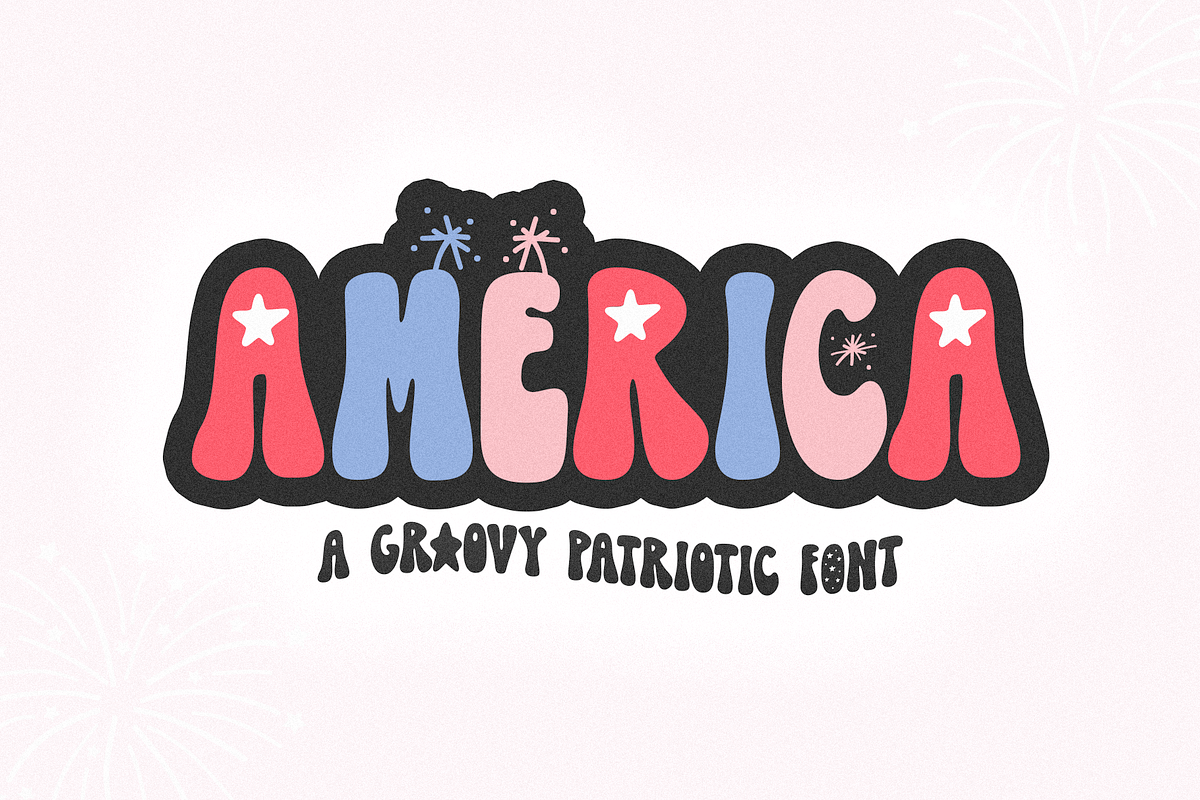 America | Retro Patriotic Font Free Download Free Download