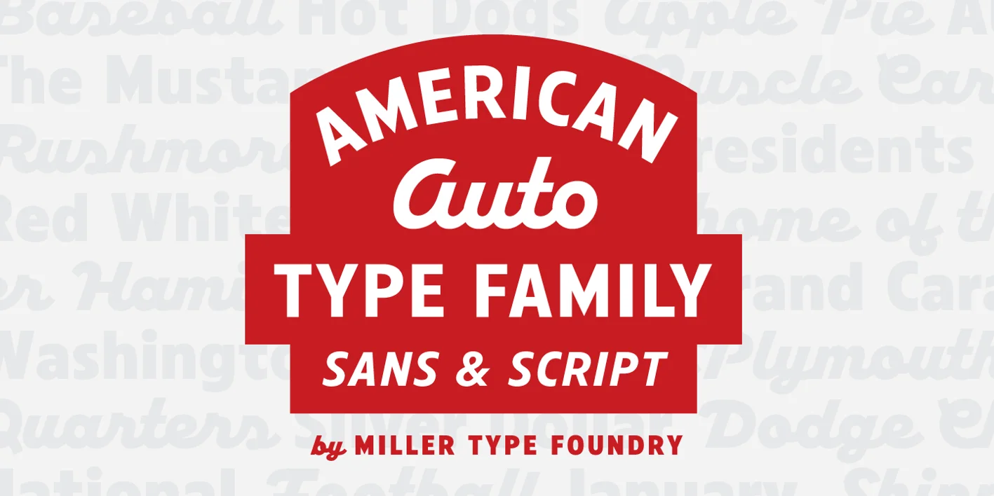 American Auto Font