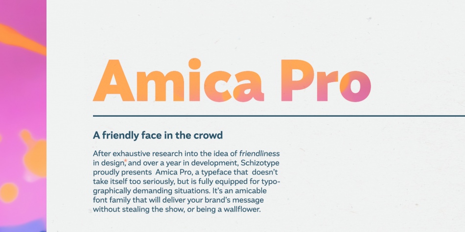 Amica Pro Font Free Download