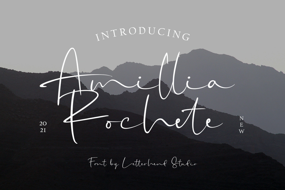 Amillia Rochete Font Free Download