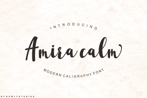 Amira Calm Font Free Download