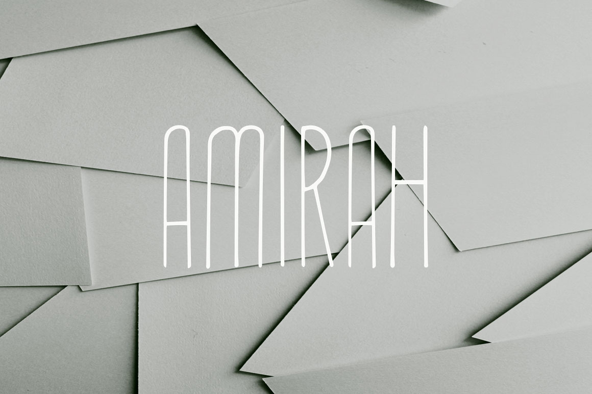 Amirah Display Font Free Download