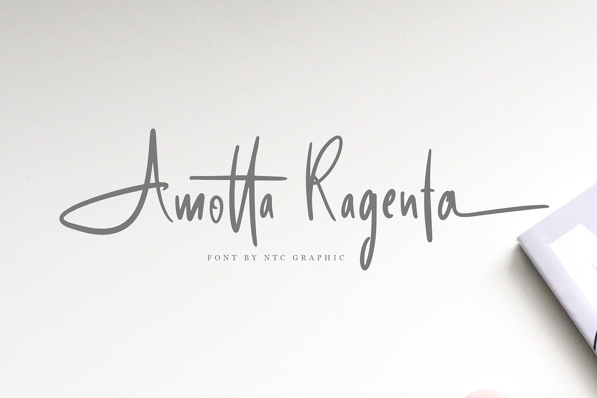 Amotta Ragenta Signature Font Free Download