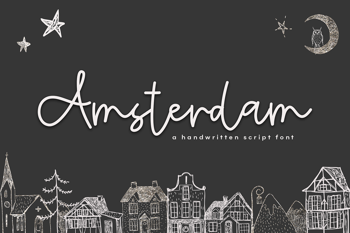 Amsterdam | Handwritten Script Font Free Download Free Download