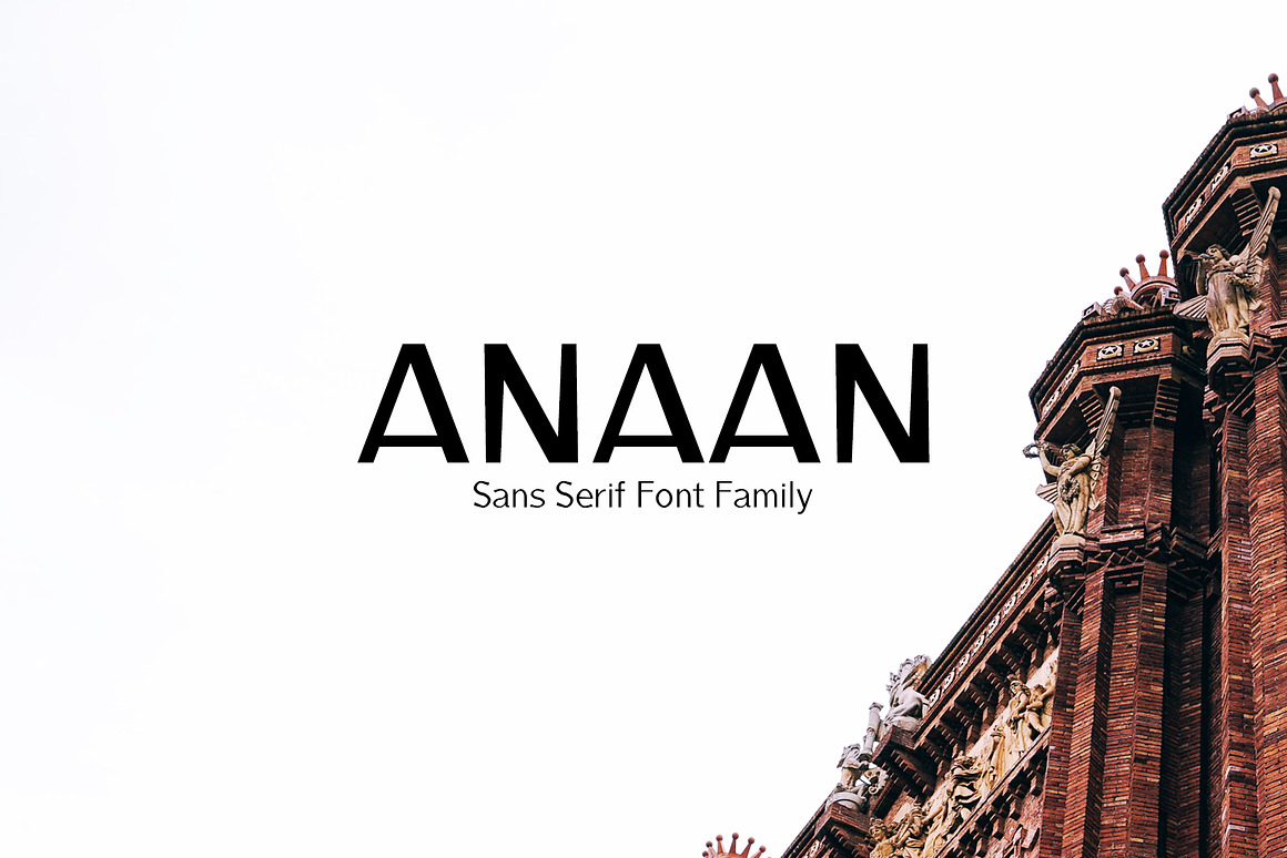 Anaan Sans Serif Font Family Free Download