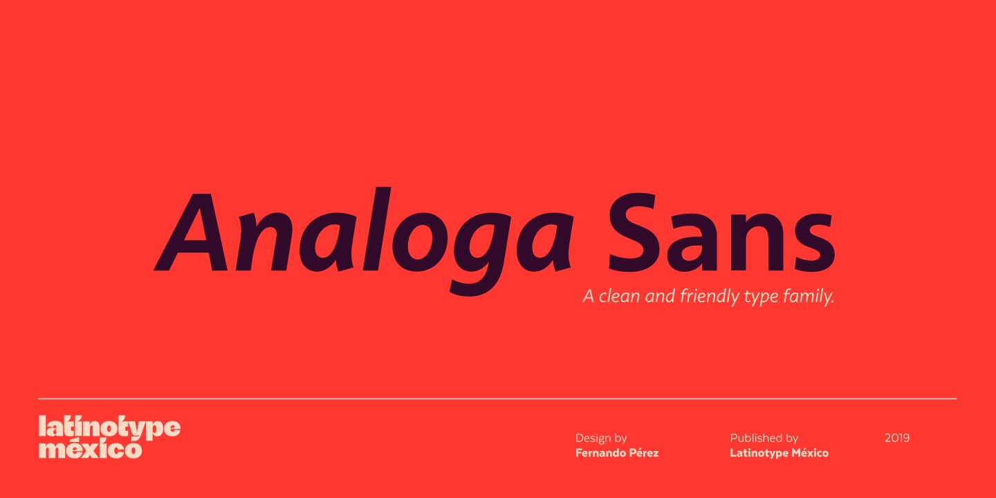 Analoga Sans Font Free Download