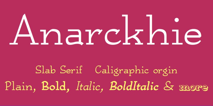 Anarckhie Font Free Download