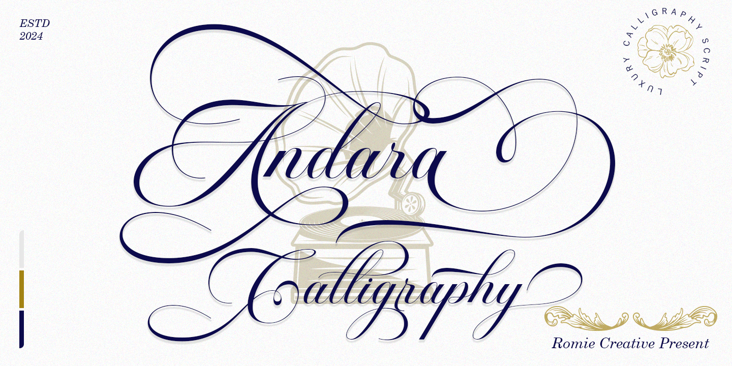 Andara Calligraphy Script Free Download Free Download