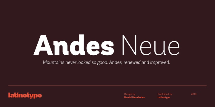 Andes Neue Font Free Download