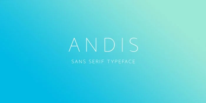 Andis Font Free Download Free Download