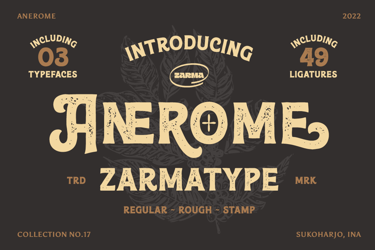 Anerome - Vintage Display Font Free Download Free Download