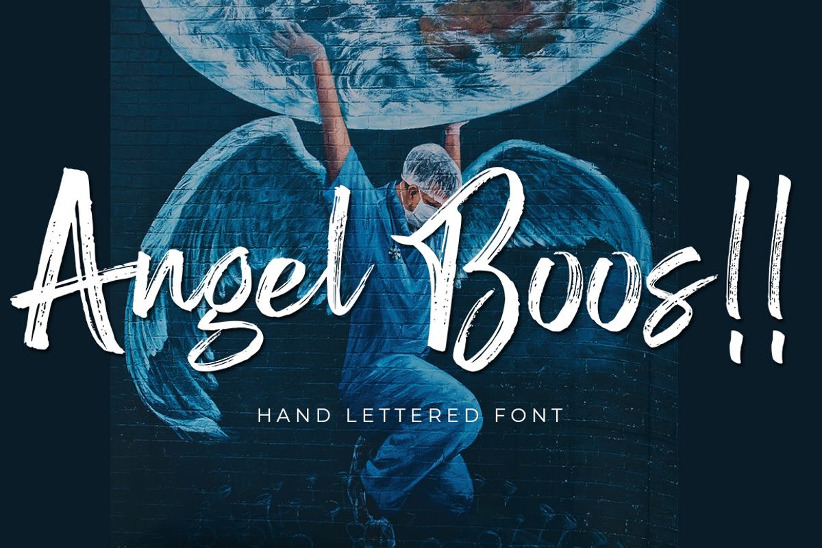 Angel Boos | Handlettered Font Free Download Free Download