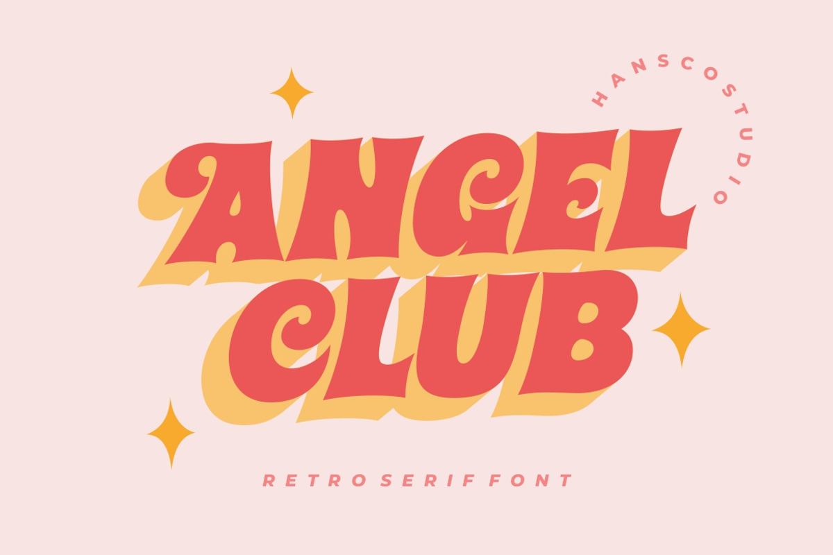 Angel Club - Retro Serif Font Free Download Free Download