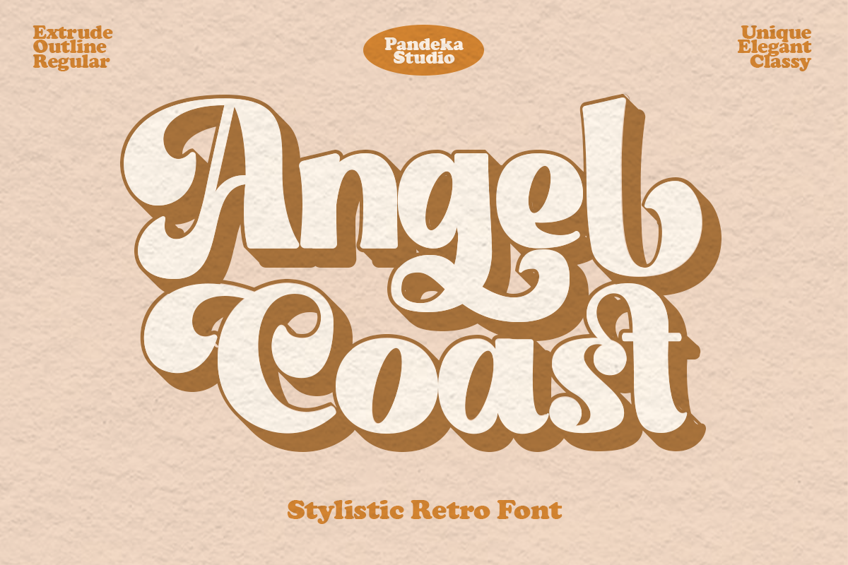 Angel Coast - Retro Modern Font Free Download Free Download