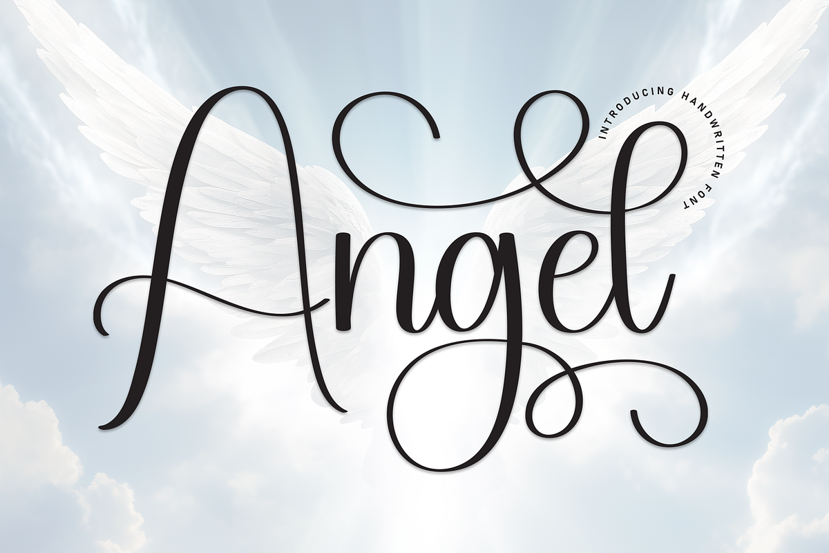 Angel | Script Font Free Download Free Download