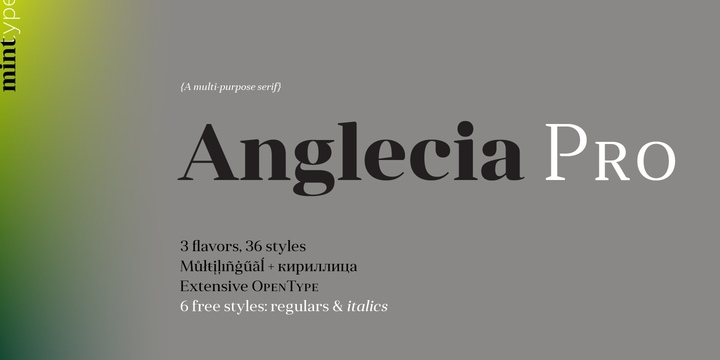 Anglecia Pro Font Free Download