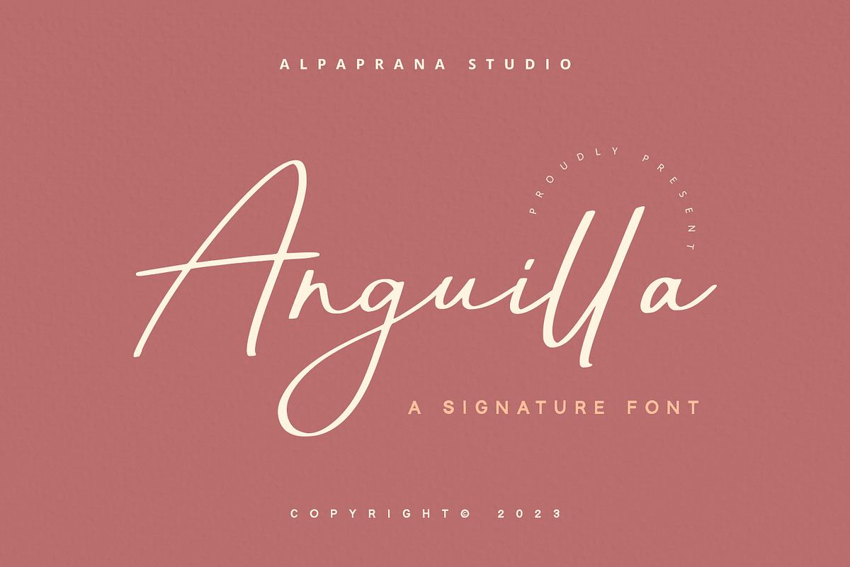 Anguilla - Signature Font Free Download Free Download