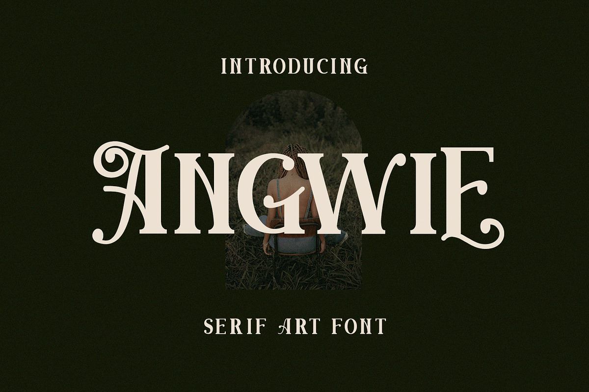 Angwie Serif Art Font Free Download Free Download