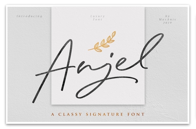 Anjel Script Font Free Download