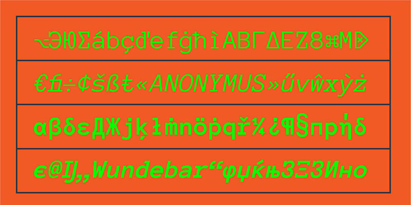 Anonymous Pro Font Free Download