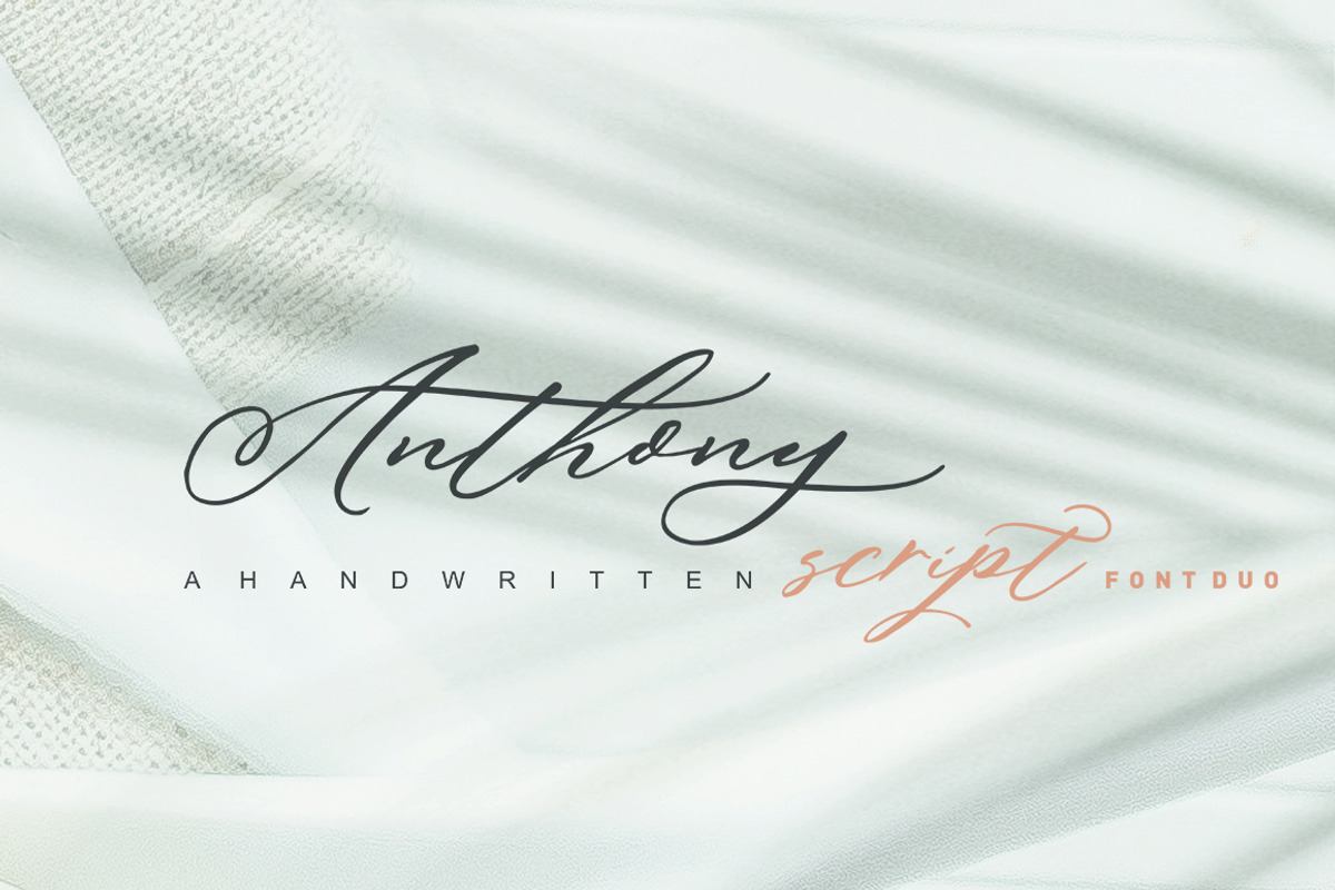 Anthony Script Font Duo Free Download Free Download