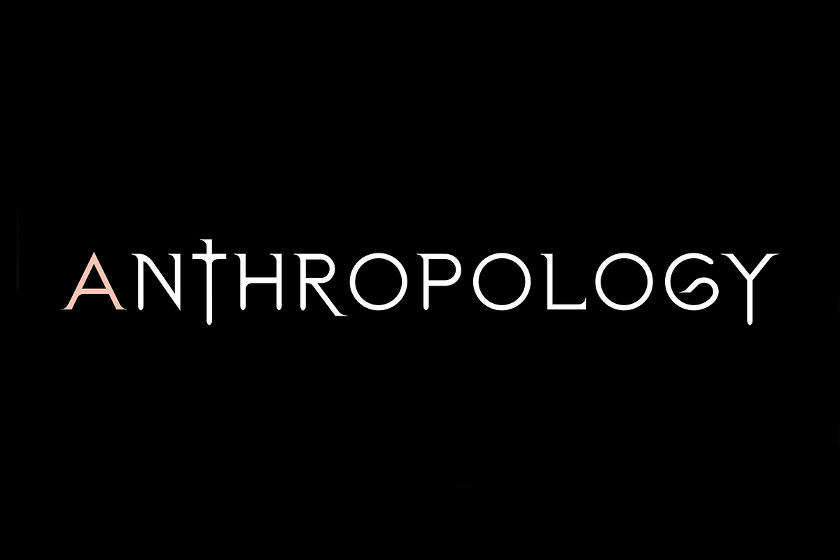 Anthropology. Modern serif font Free Download Free Download