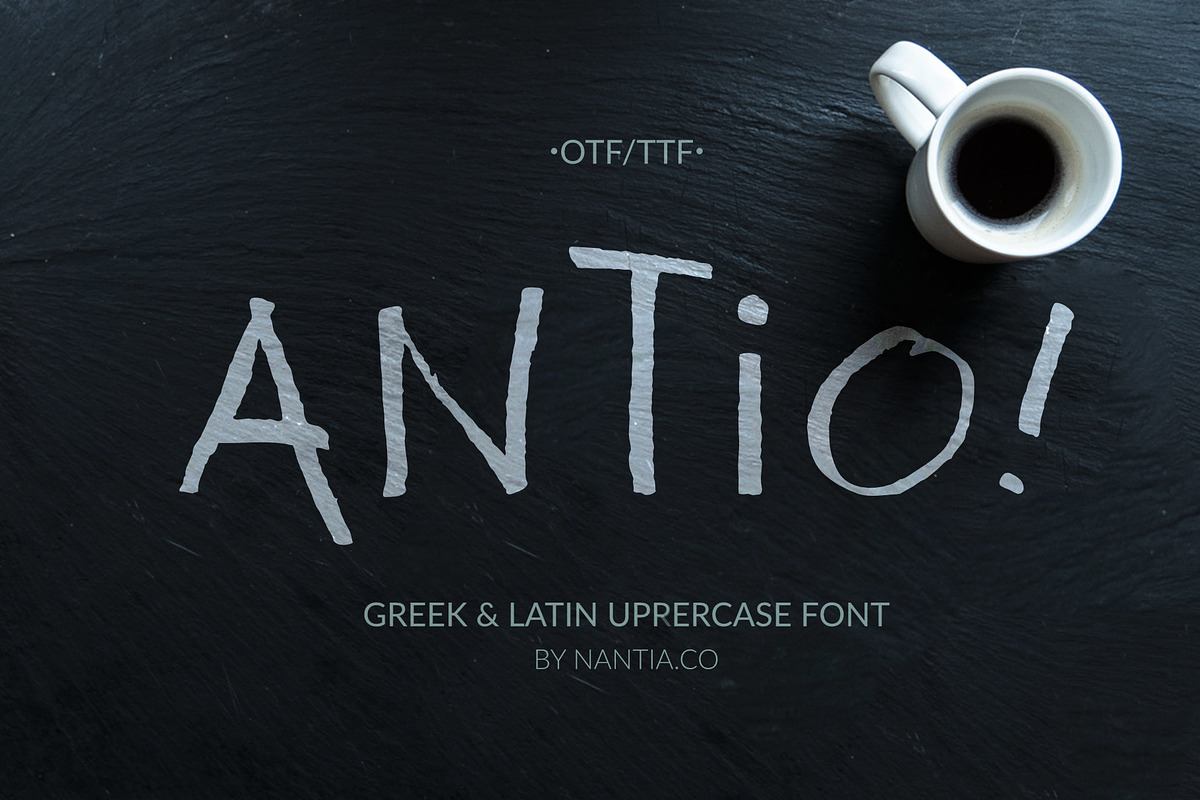 ANTIO! Prokopis | Greek Font Duo Free Download Free Download