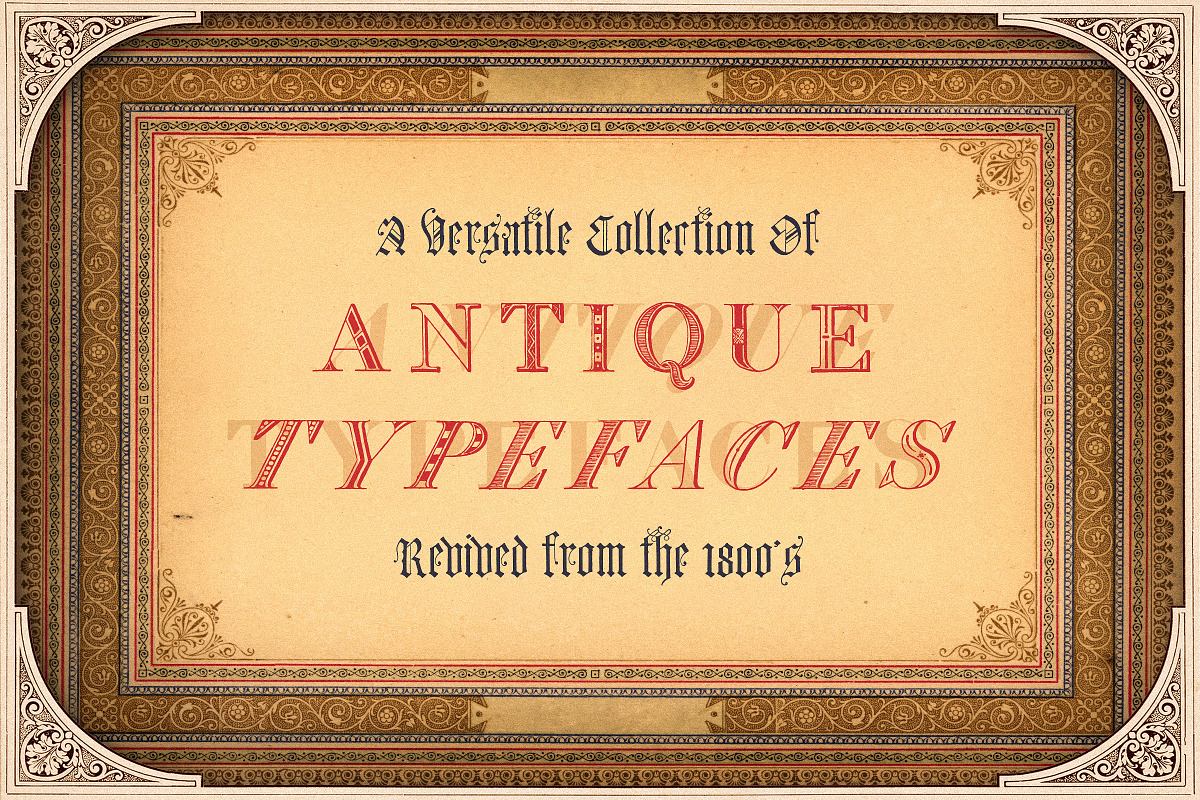 Antique Fonts Collection (12 Fonts!) Free Download Free Download