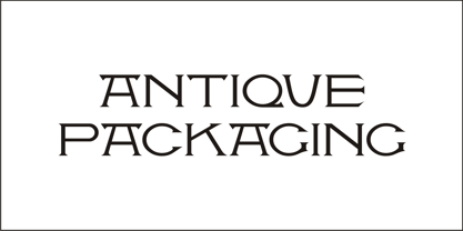 Antique Packaging JNL Font Free Download