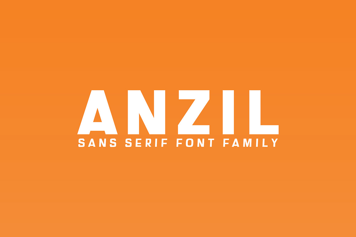 Anzil Sans Serif Font Family Free Download