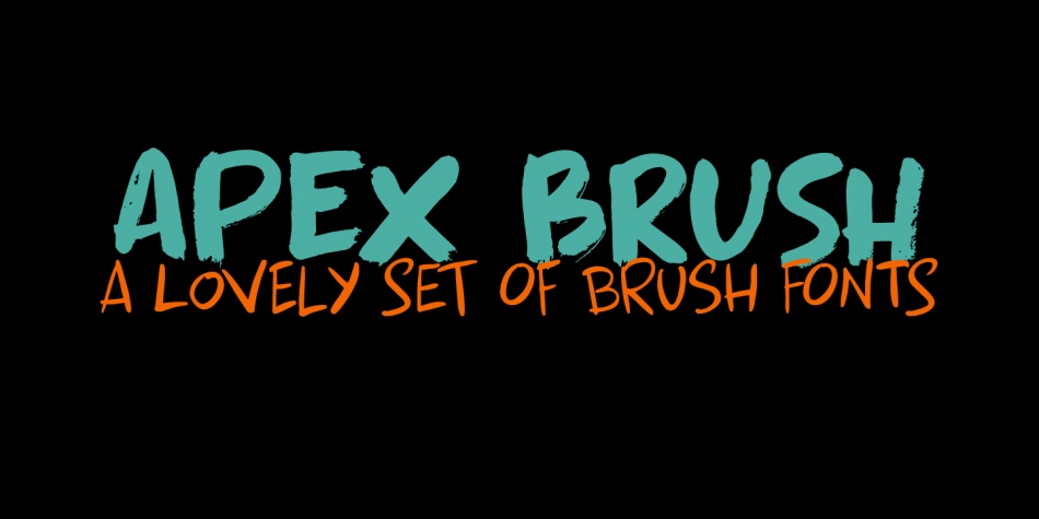 Apex Brush Font Free Download