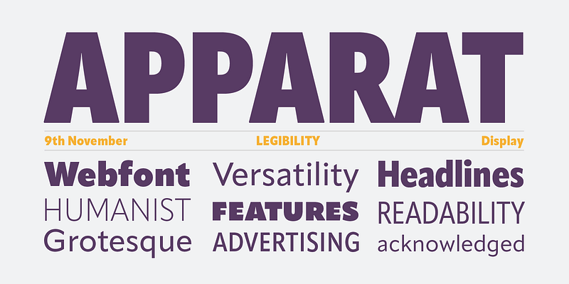 Apparat Condensed Font Free Download Free Download