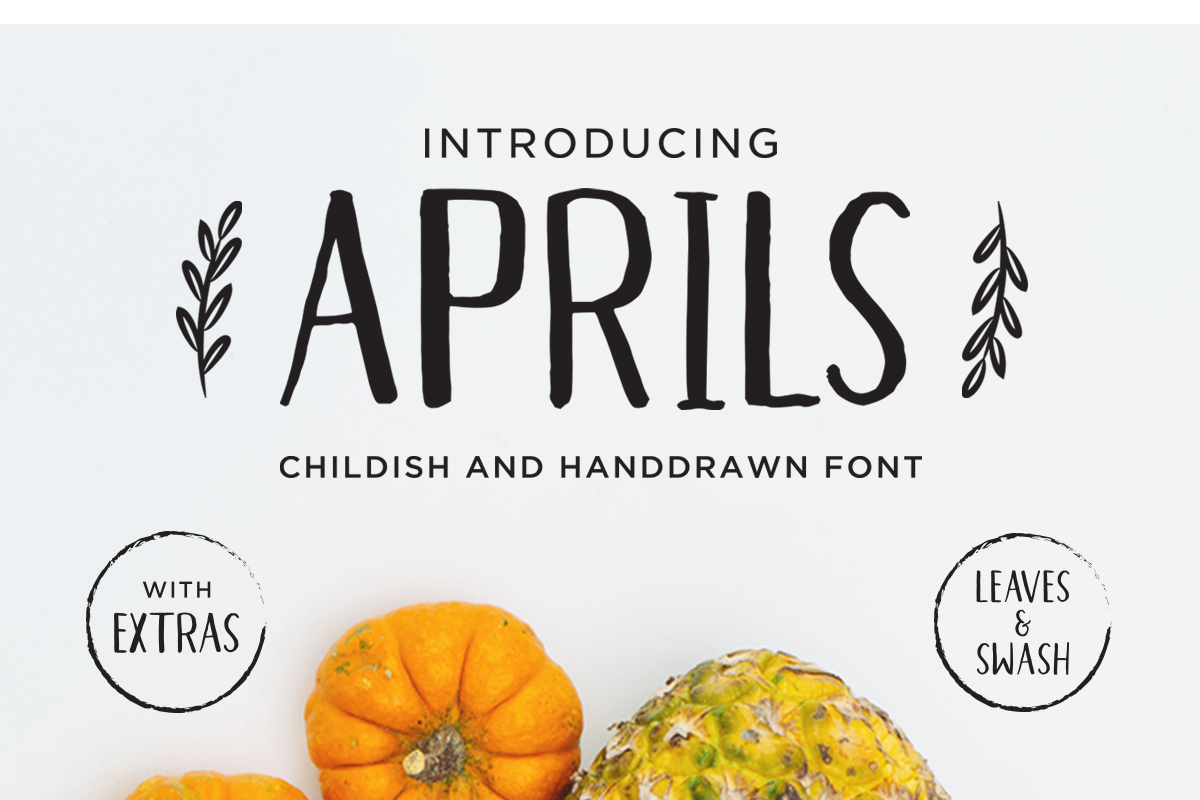 Aprils Sans Handdrawn Font Free Download Free Download