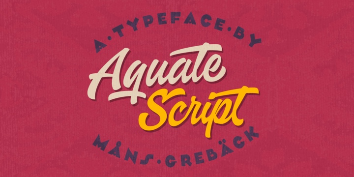 Aquate Script Font Free Download