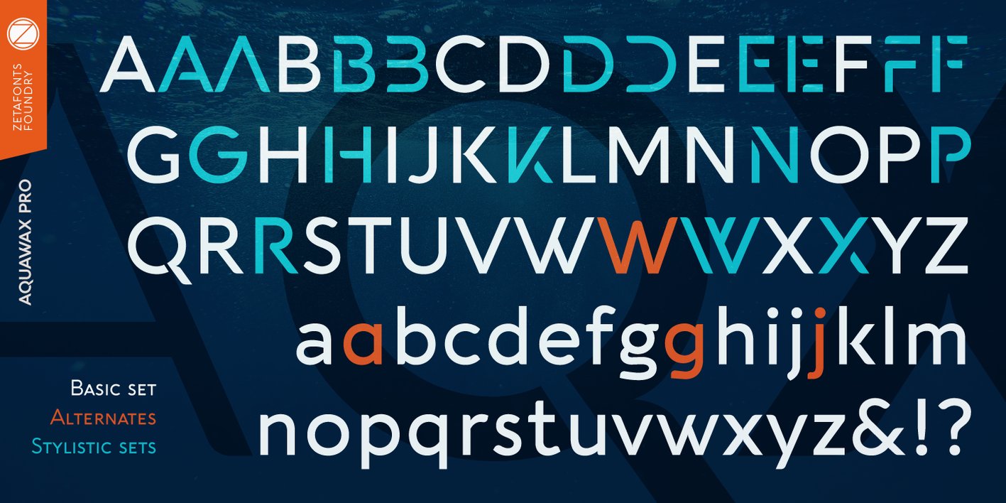 Aquawax Pro Font Free Download