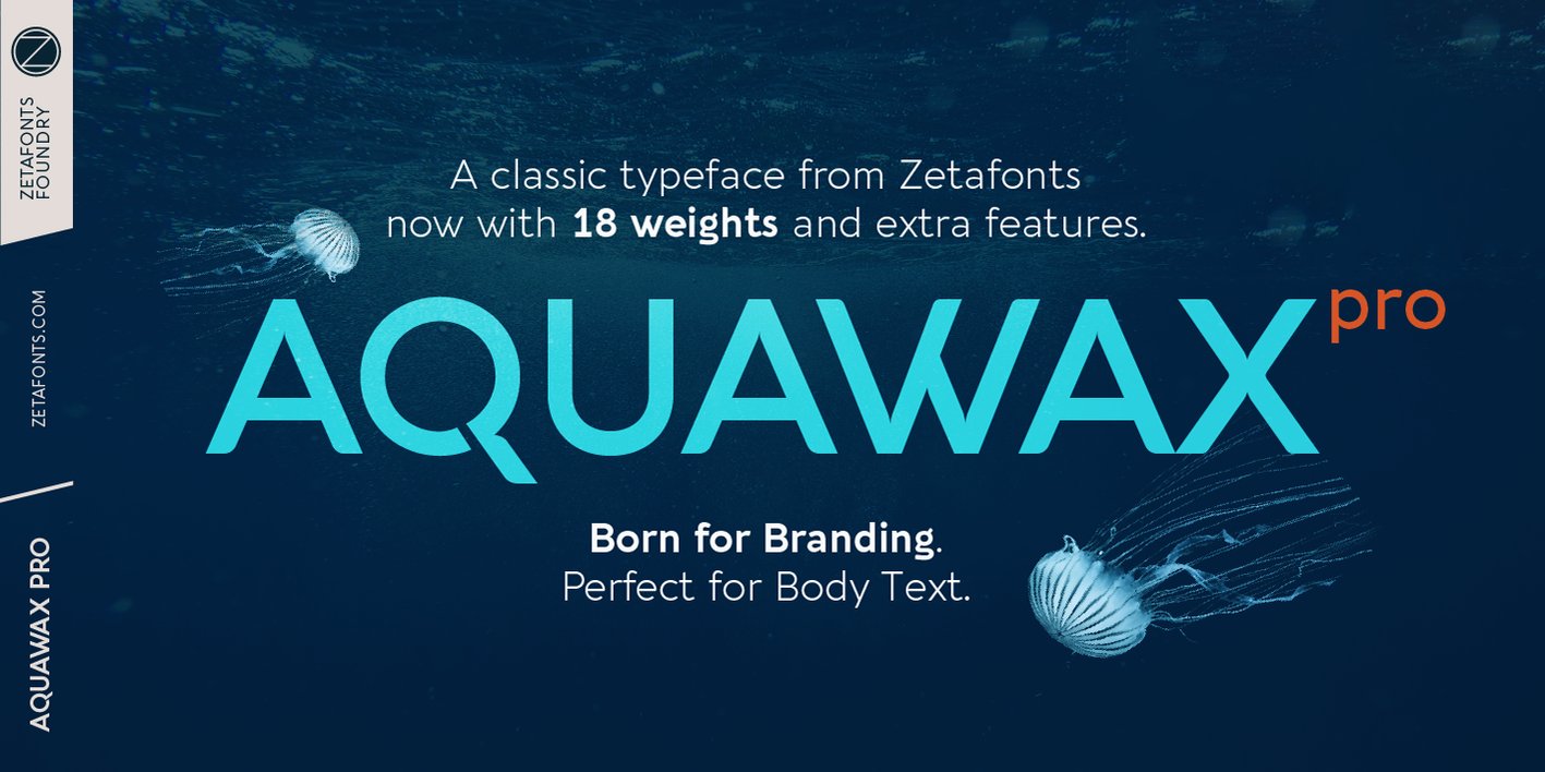 Aquawax Pro Font Free Download