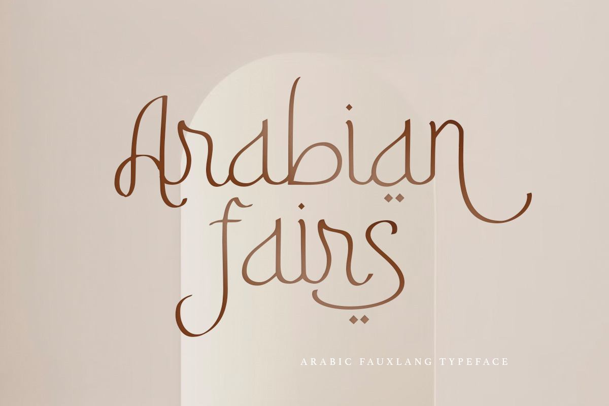 Arabian Fairs - Fauxlang Arabic Font Free Download Free Download