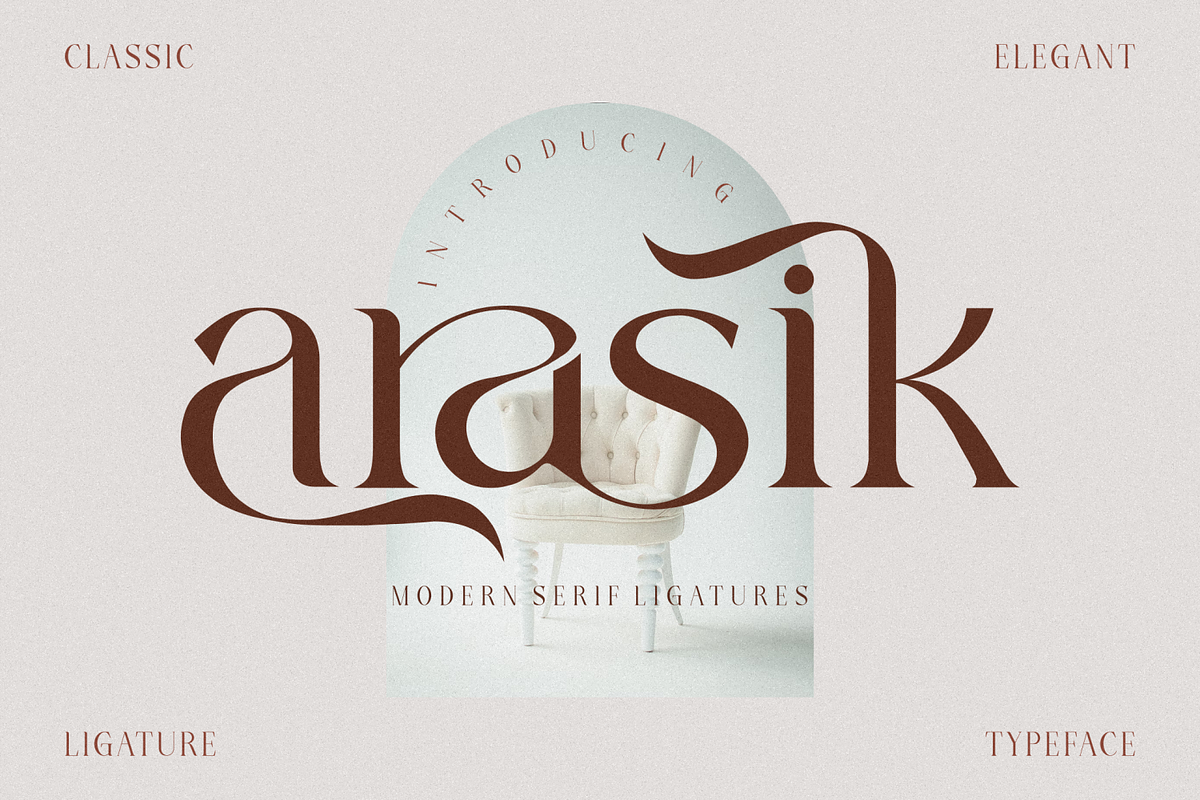 arasik _ modern serif ligatures Free Download Free Download