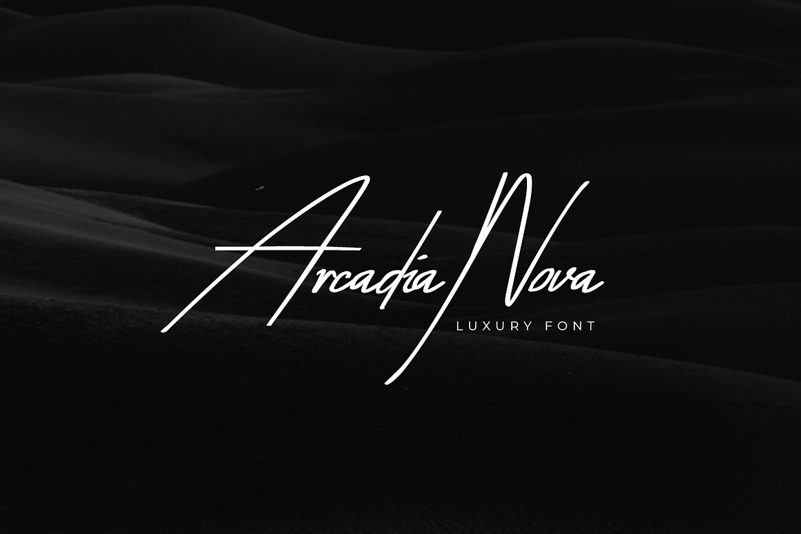 Arcadia-Nova Handwritten Luxury Font Free Download