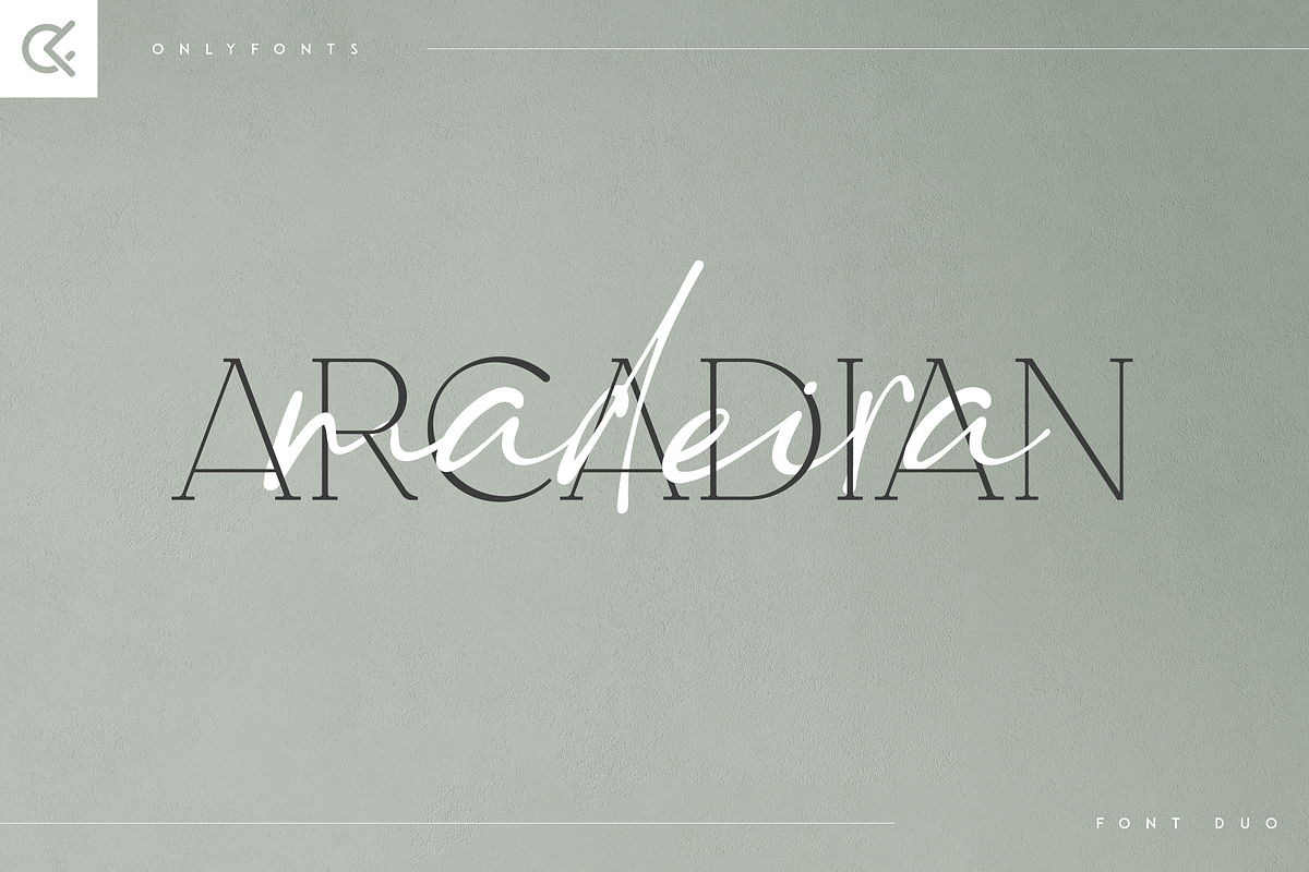 Arcadian & Moderna - modern font duo Free Download Free Download