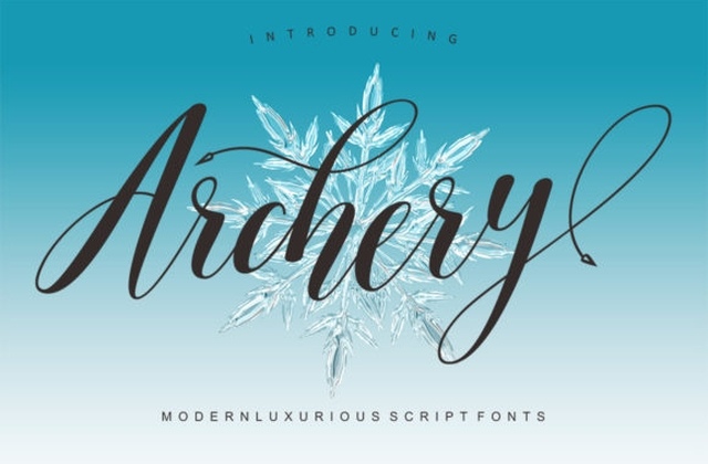 Archery Script Font Free Download