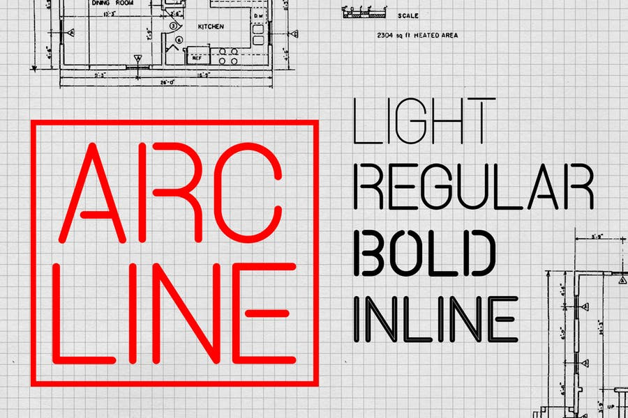 Arcline Font Free Download