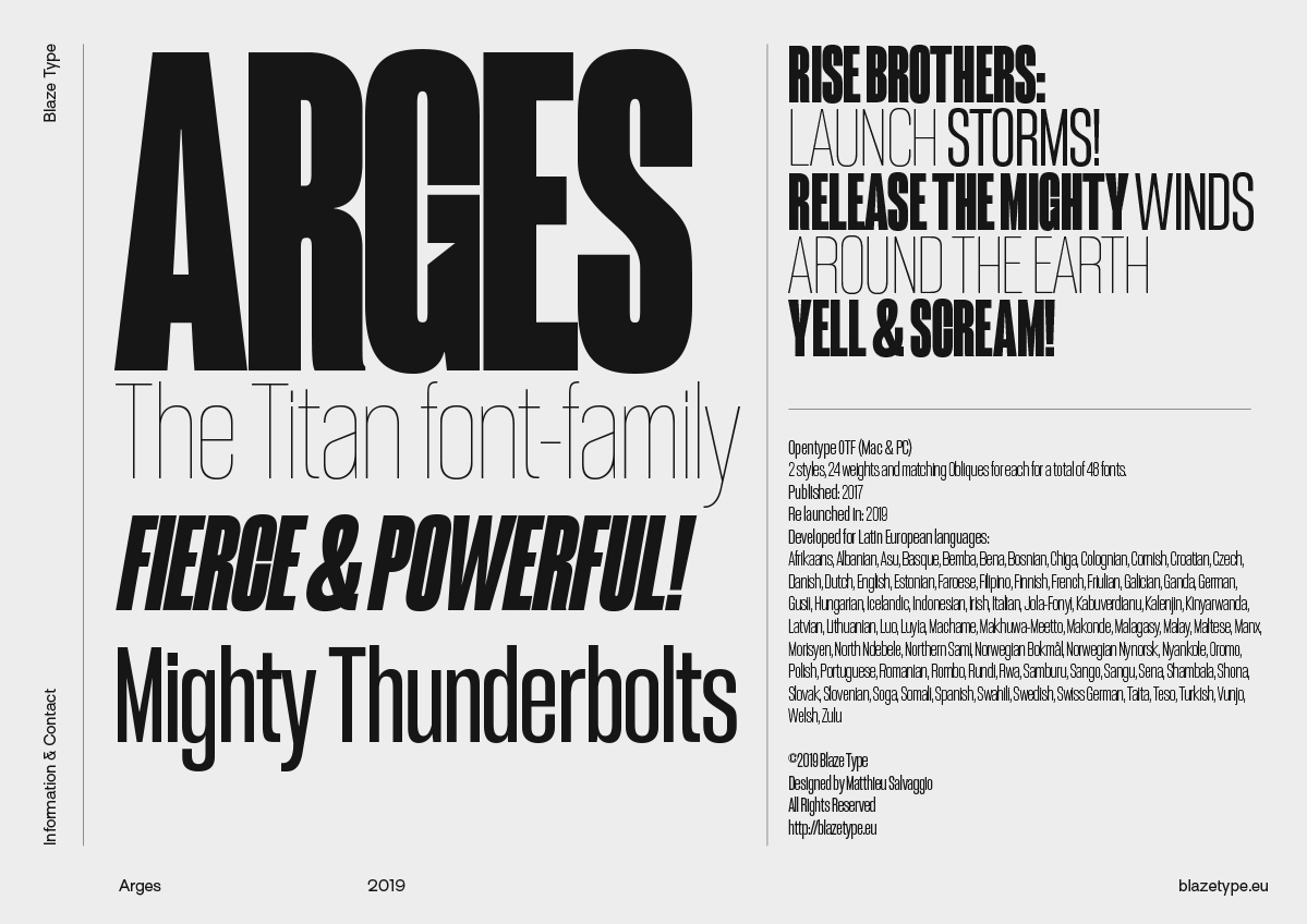 Arges Font Free Download