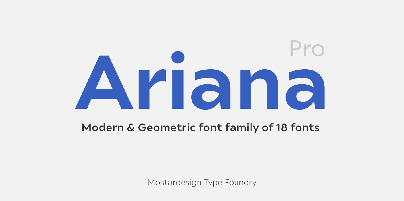 Ariana Pro Font Free Download