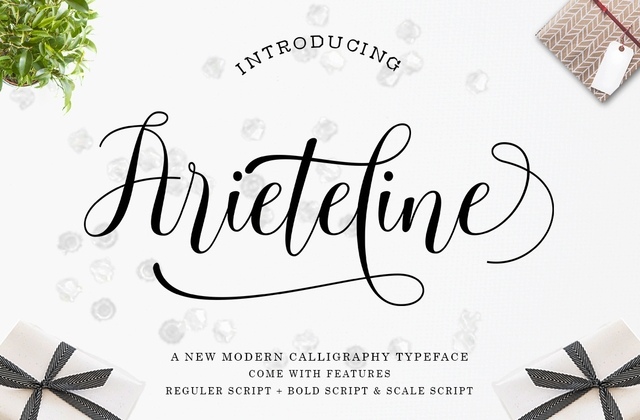 Ariteline Script Font Free Download