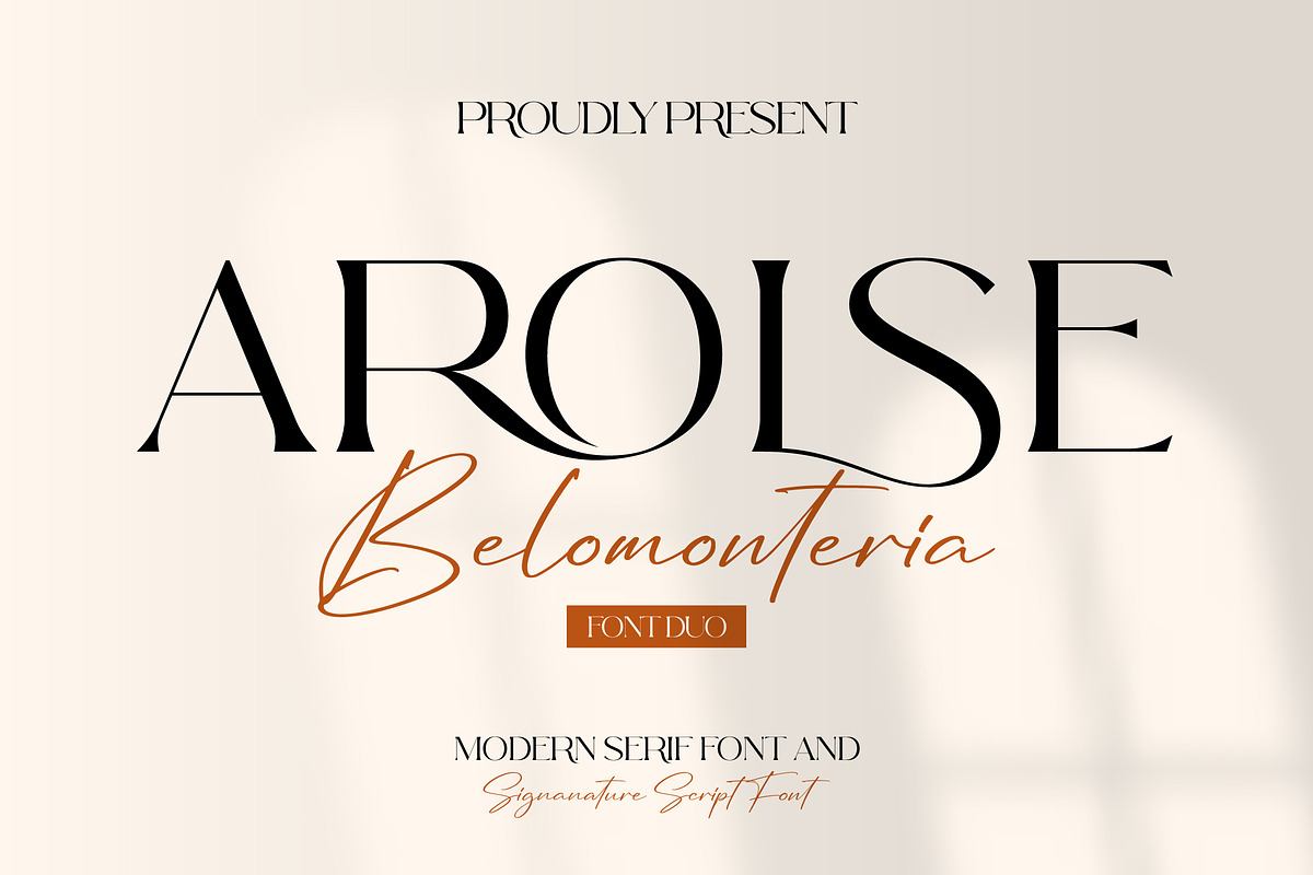 Arolse Belmonteria Font Duo Free Download Free Download