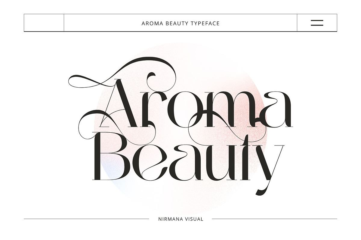 Aroma Beauty - Modern serif Free Download Free Download