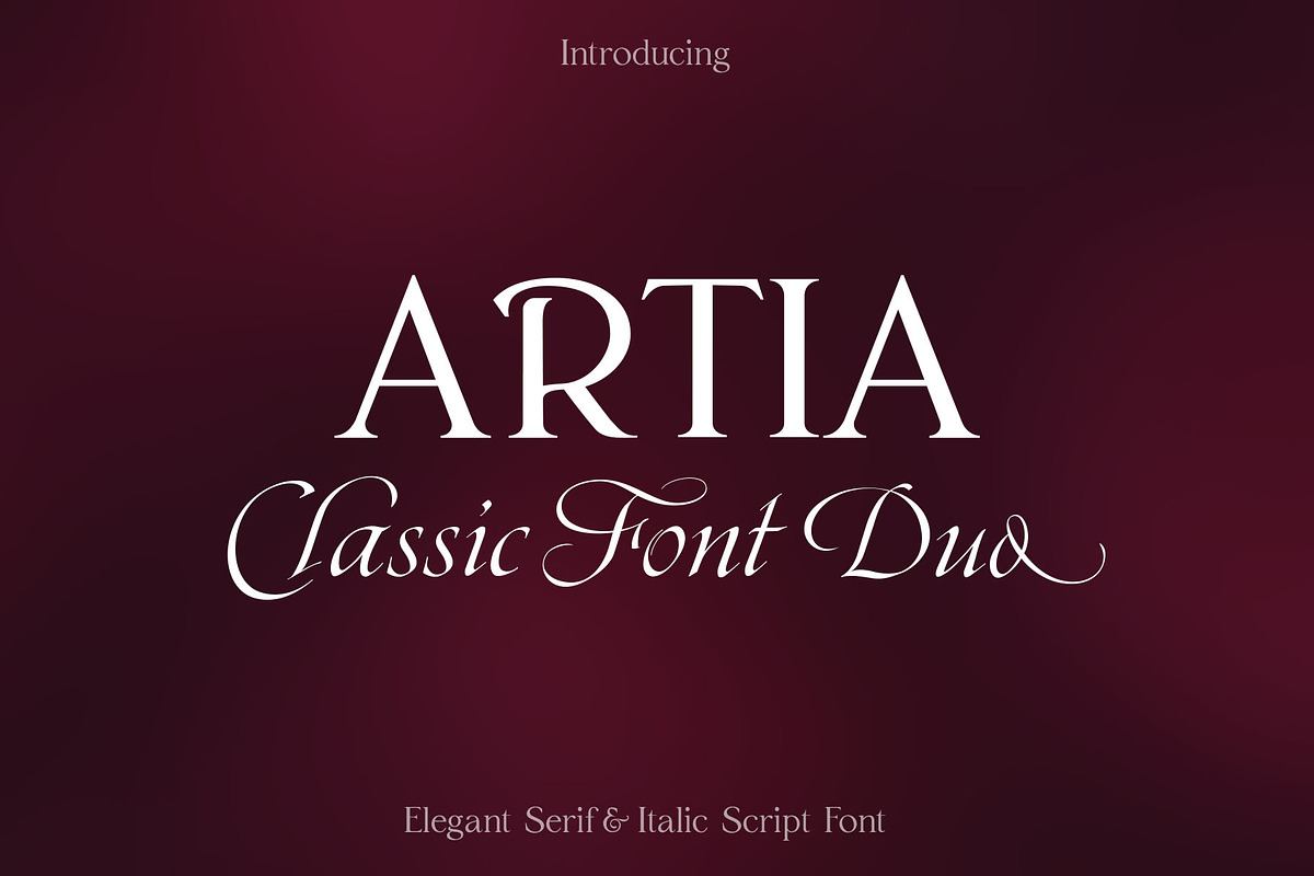 Artia Font Duo Free Download Free Download